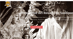 Desktop Screenshot of hermandaddelrosario.org